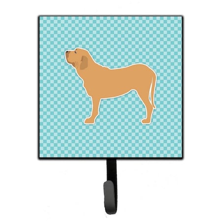 Carolines Treasures Fila Brasileiro Checkerboard Blue Leash or Key Holder BB3779SH4